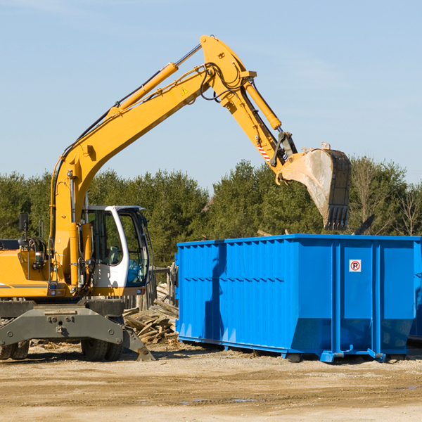 how does a residential dumpster rental service work in North Lake